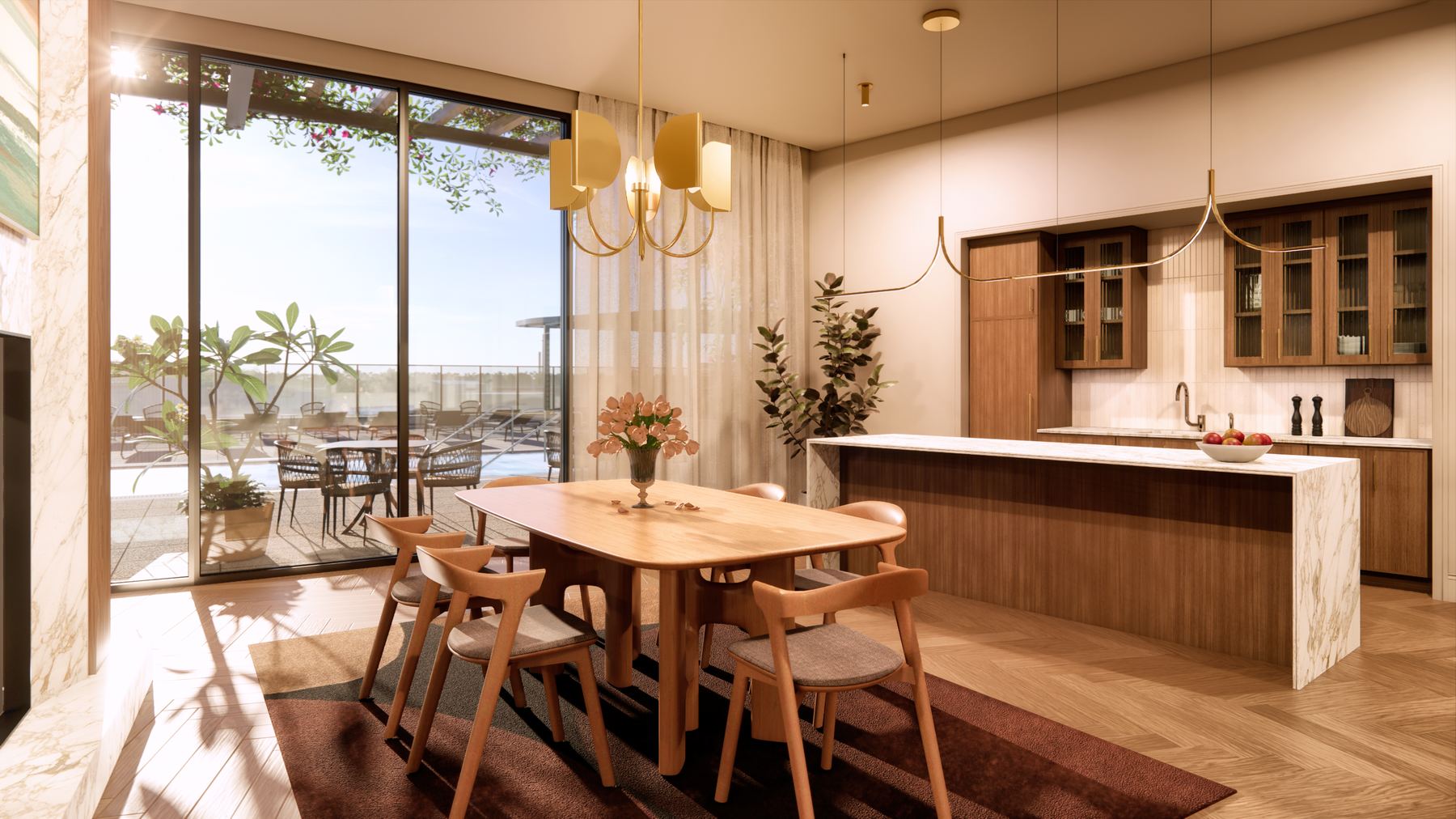 Club room dining