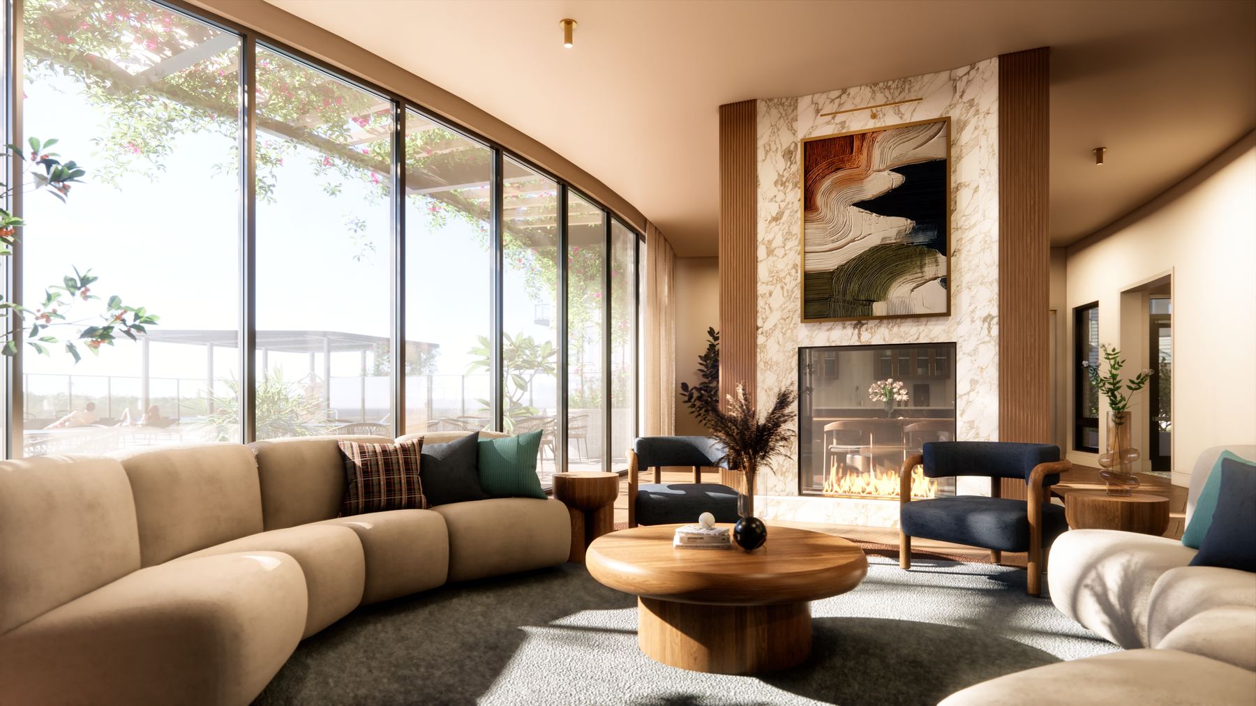 Club room living area