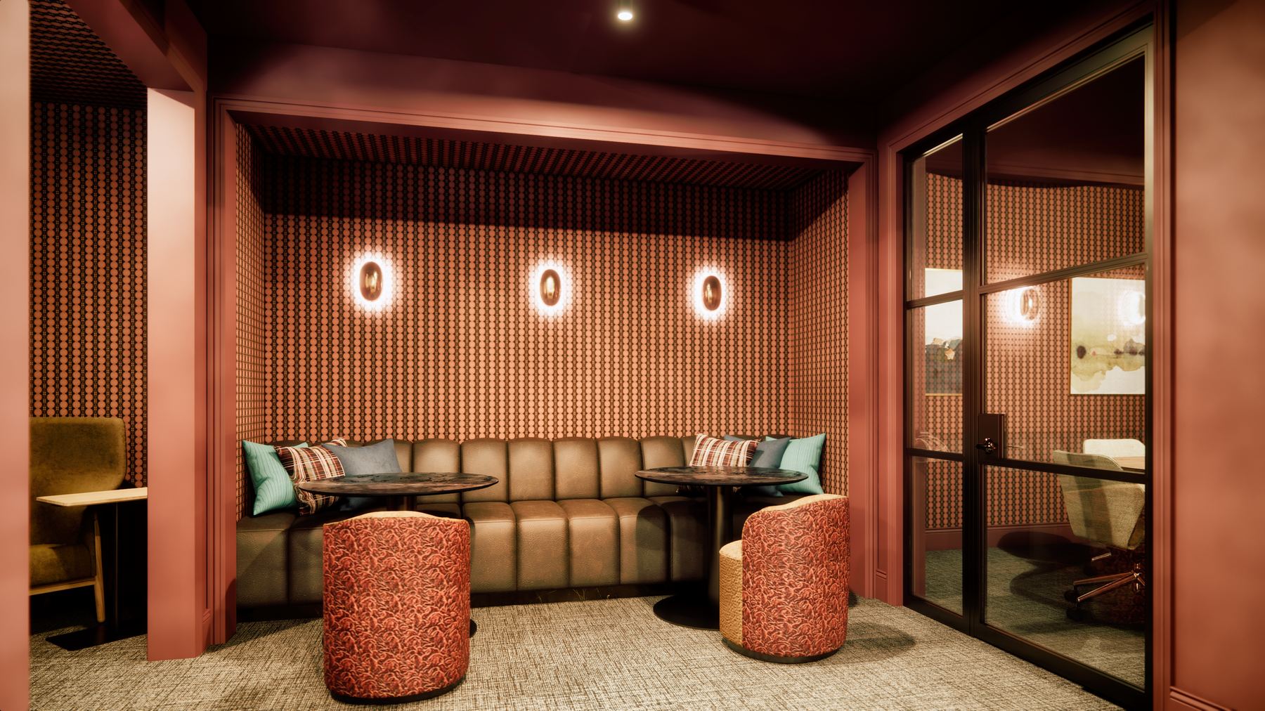 Coworking lounge