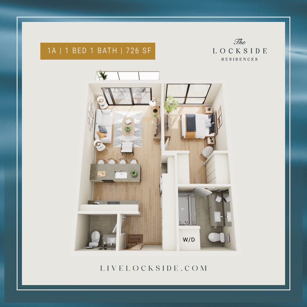 1A 3D floor plan