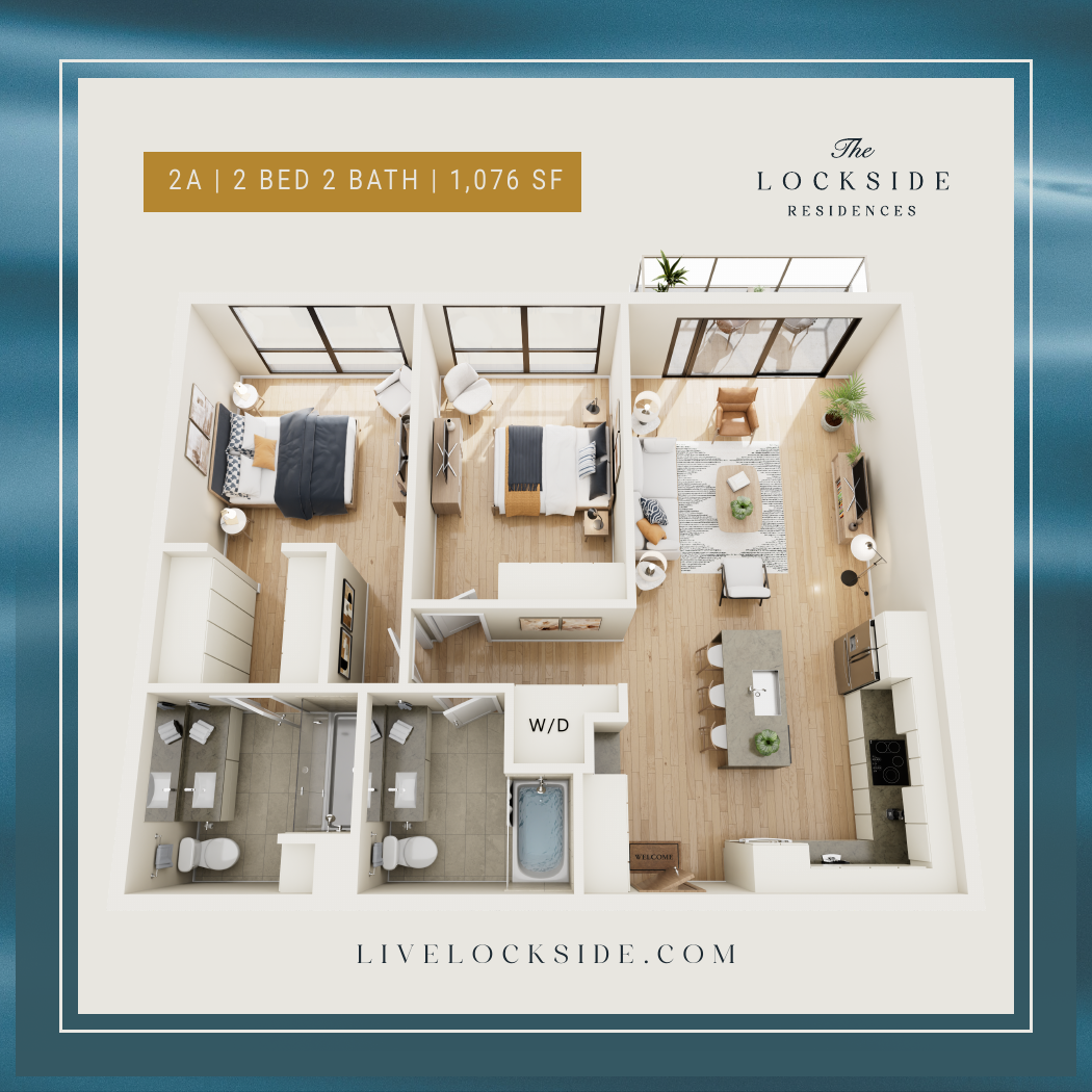 2A 3D floor plan