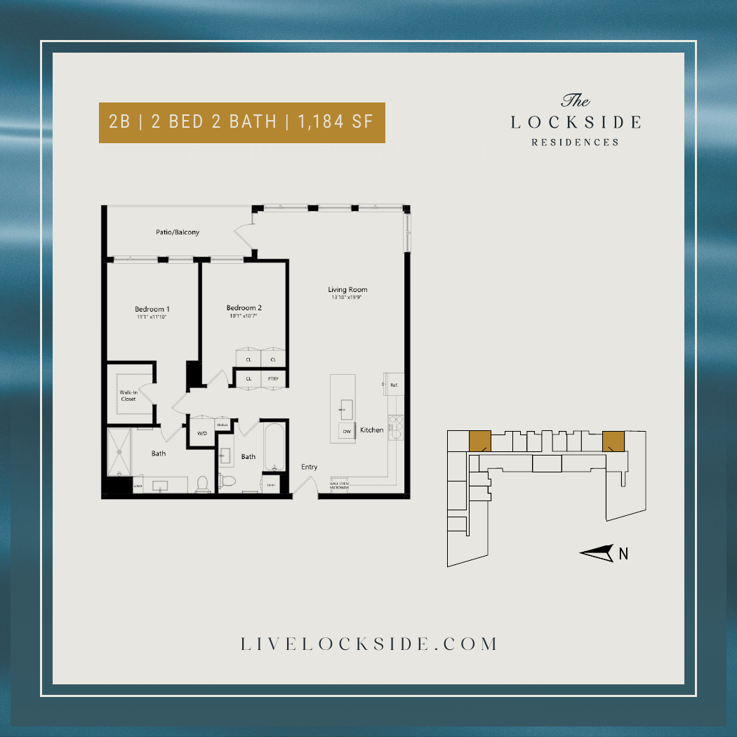 2B 2D floor plan