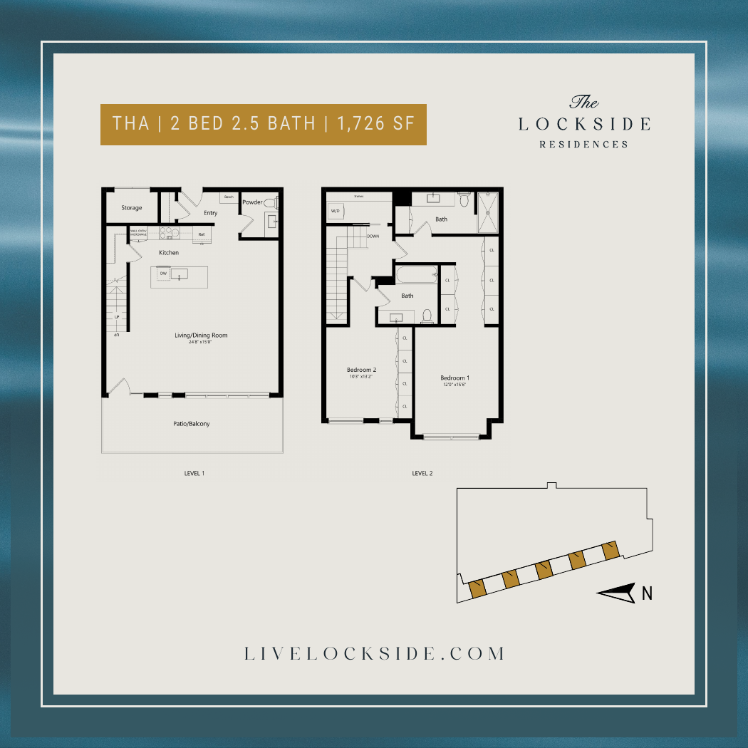 TH A 2D floor plan