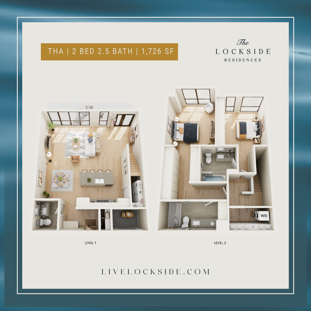 TH A 3D floor plan