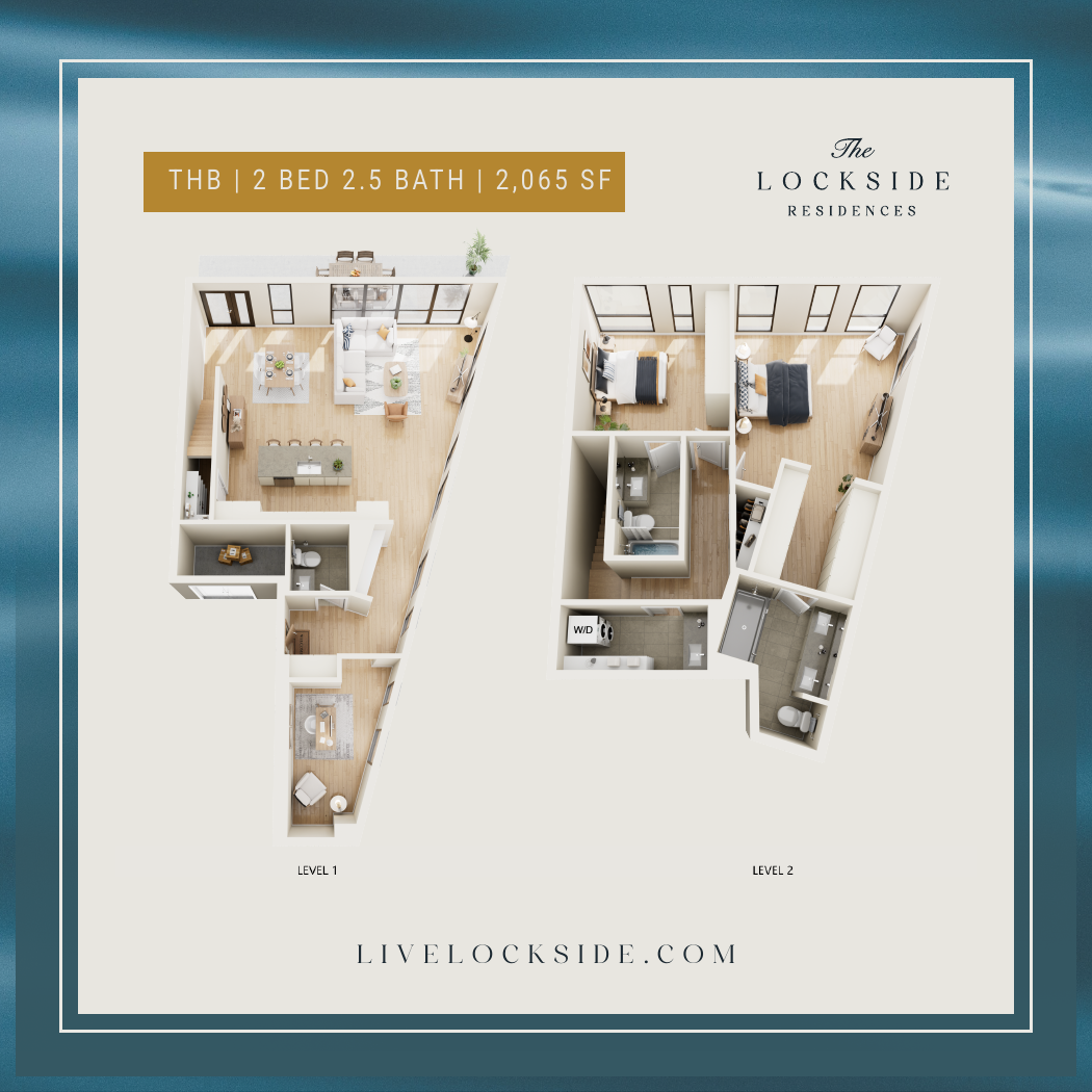 TH B 3D floor plan